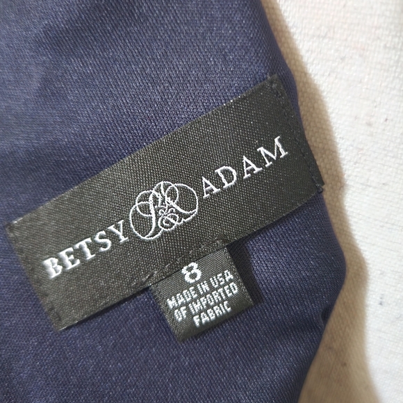 🔥Betsy & Adam Womens Beaded Long Evening Dress - Picture 14 of 15